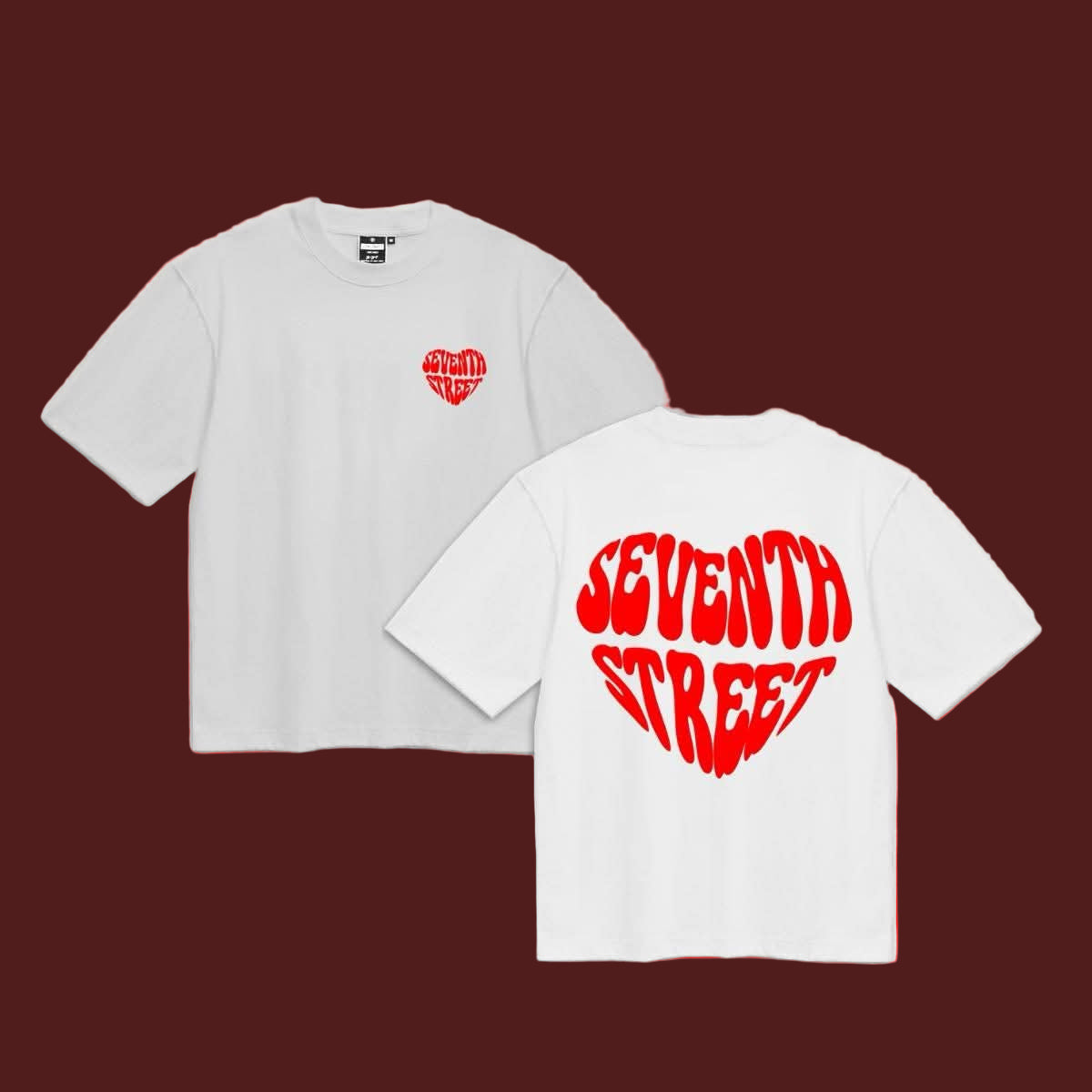 7th Street Oversize Shirt Collection Heart