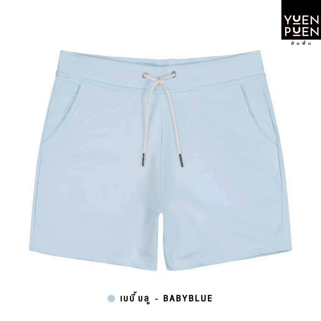 Yuenpuen French Terry Men Shorts กางเกงขาสั้น เกร็ดปลา