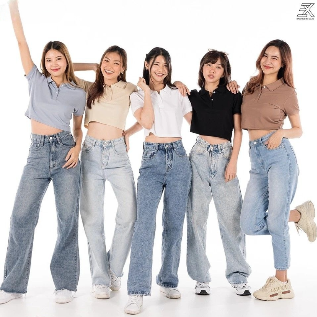 เสื้อ POLO CROP น่ารักและดูดี